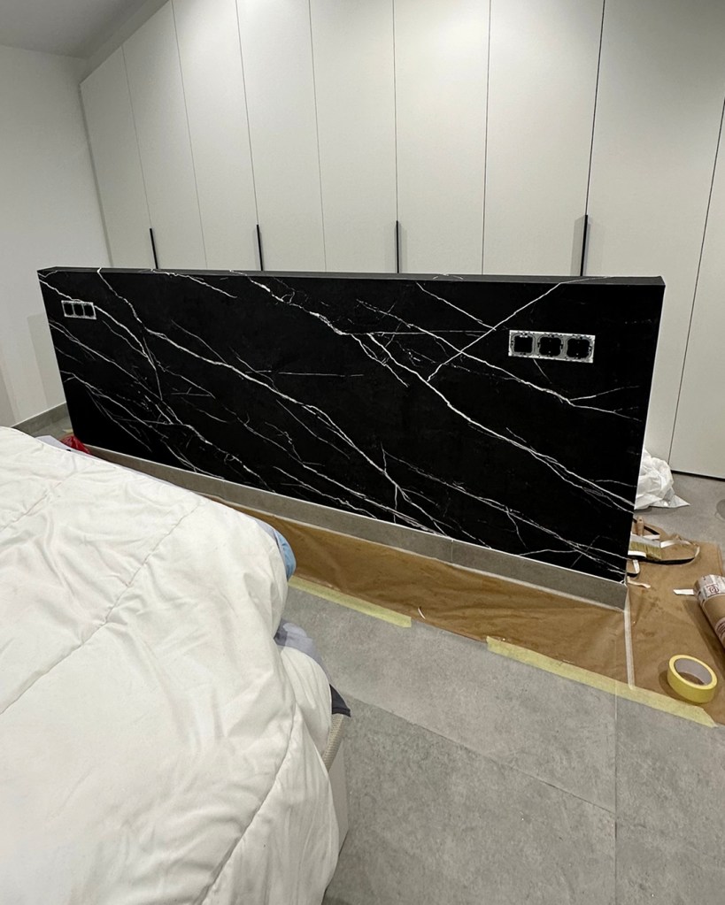 Papel Pintado Mármol Negro impreso digitalmente por papelpintadoonline.com