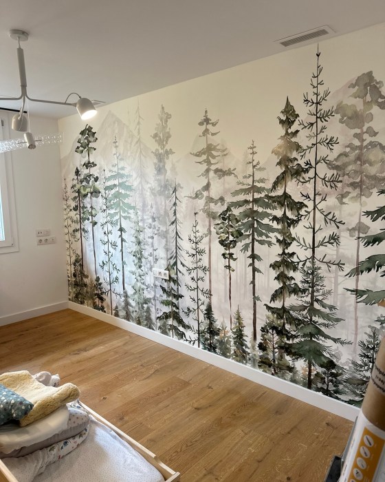 Mural Infantil Instalado Por Empapelador Barcelona