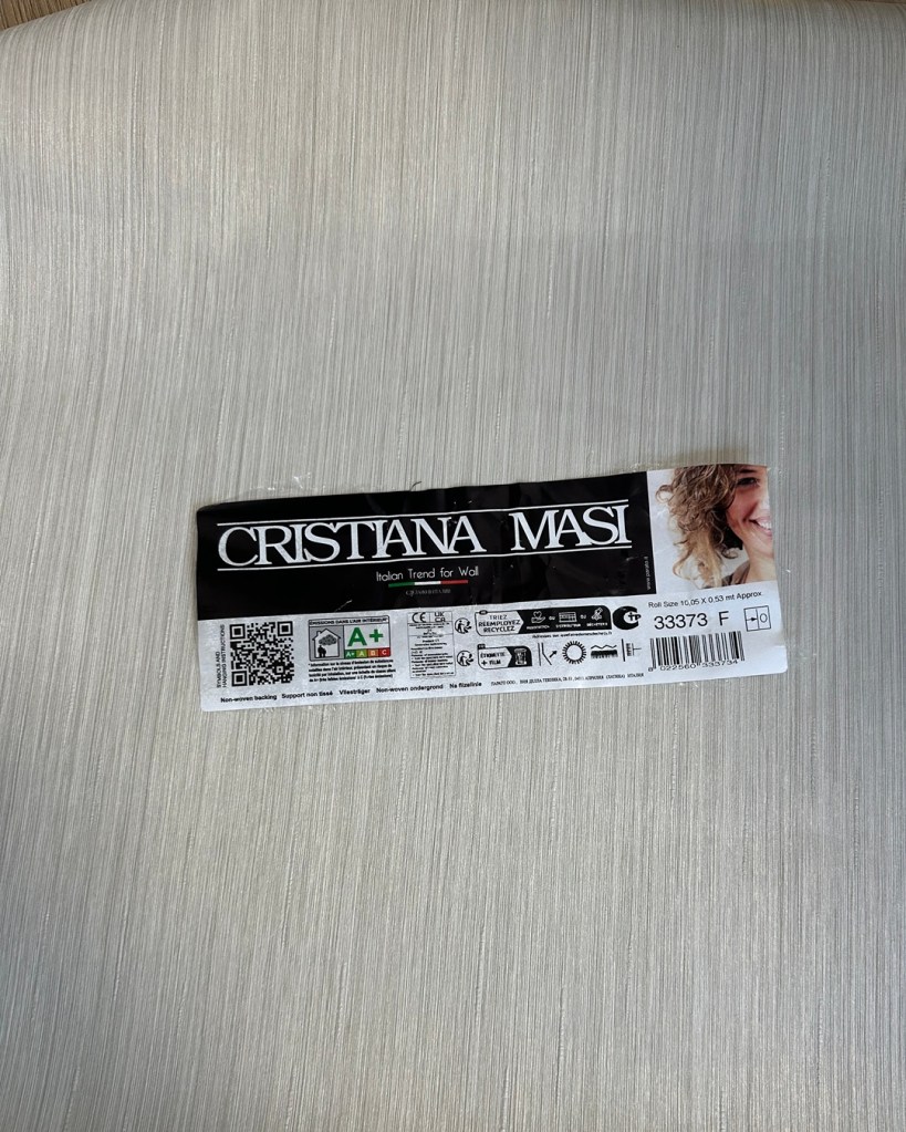 Papel pintado vinílico gris liso efecto textil Ref. 33373